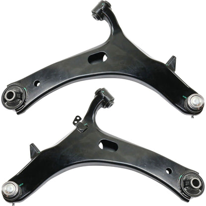 Set of 2 Control Arms Front Driver & Passenger Side Lower With bushing(s) Pair