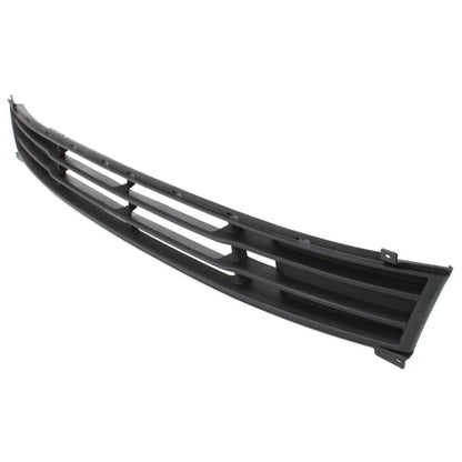 Bumper Grille For 2007-2010 Hyundai Elantra Sedan Center Textured Black Plastic