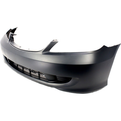 Front Bumper Cover Primed for 2004 2005 Honda Civic Sedan / Coupe 04 05