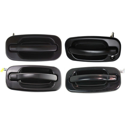 4Pcs Exterior Door Handles For 2001-06 Silverado/Sierra / 2000-06 Suburban/Yukon