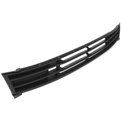 Bumper Grille For 2007-2010 Hyundai Elantra Sedan Center Textured Black Plastic