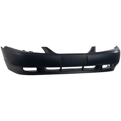 Front Bumper Cover Primed For 1999-2004 Ford Mustang w/ fog Lamp Holes