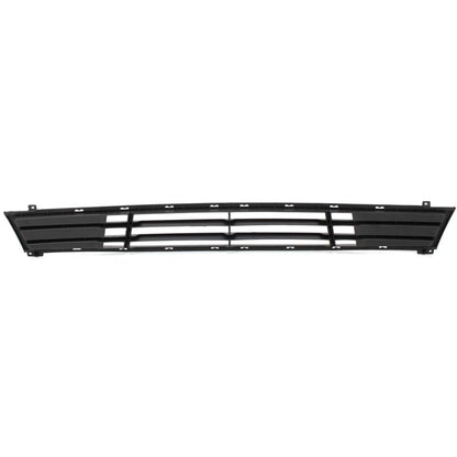 Bumper Grille For 2007-2010 Hyundai Elantra Sedan Center Textured Black Plastic