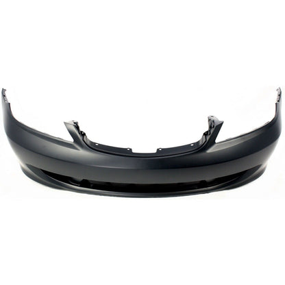 Front Bumper Cover Primed for 2004 2005 Honda Civic Sedan / Coupe 04 05