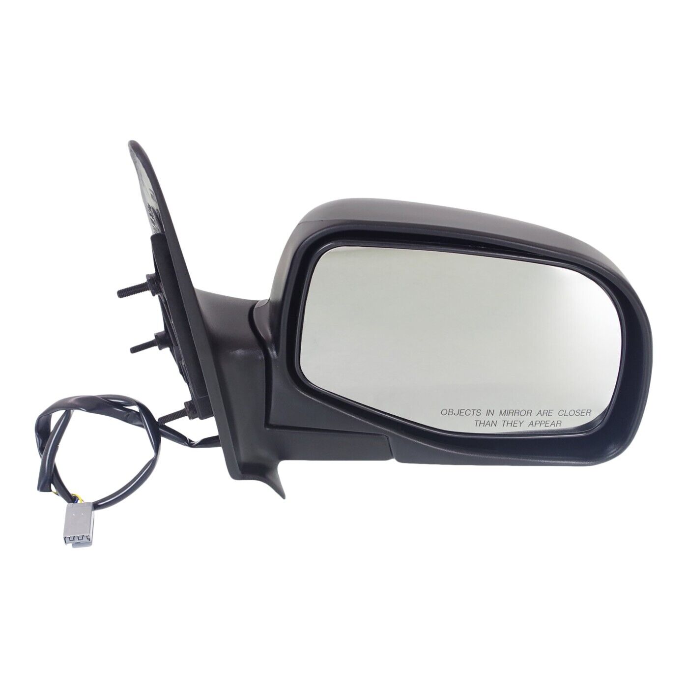 Power Mirror For 1993-2005 Ford Ranger Front Passenger Side Manual Fold Black