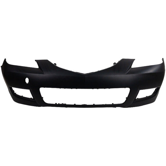 Front Bumper Cover Primed for 2007-2009 Mazda 3 Sedan 4 door