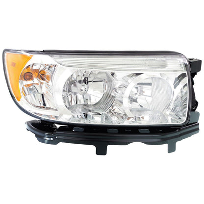 Driver and Passenger Side Headlights, with Bulbs, Halogen