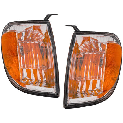 Front, Driver and Passenger Side Turn Signal Lights, with Bulbs