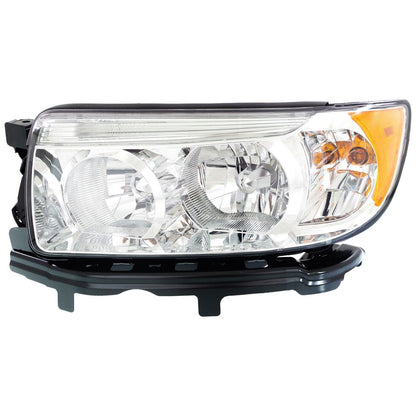 Driver and Passenger Side Headlights, with Bulbs, Halogen