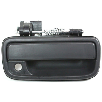 Exterior Door Handle For 95-2004 Toyota Tacoma Set of 2 Front Black Plastic