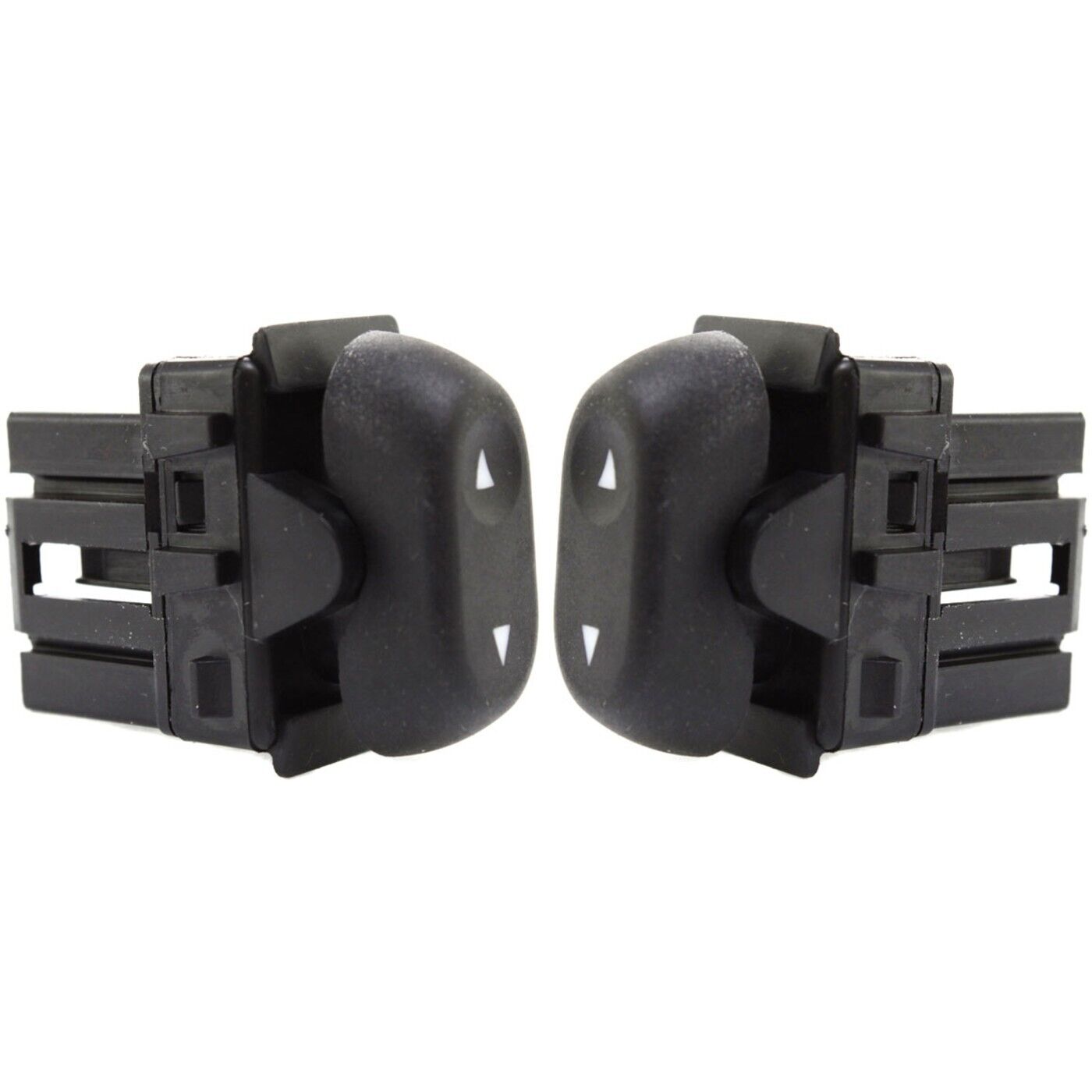 Window Switch Set For 2004-2008 Ford F-150 Rear Driver and Passenger Side Black