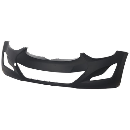 Front Bumper Cover Primed for 2014-2016 Hyundai Elantra Sedan w/ Tow Hook