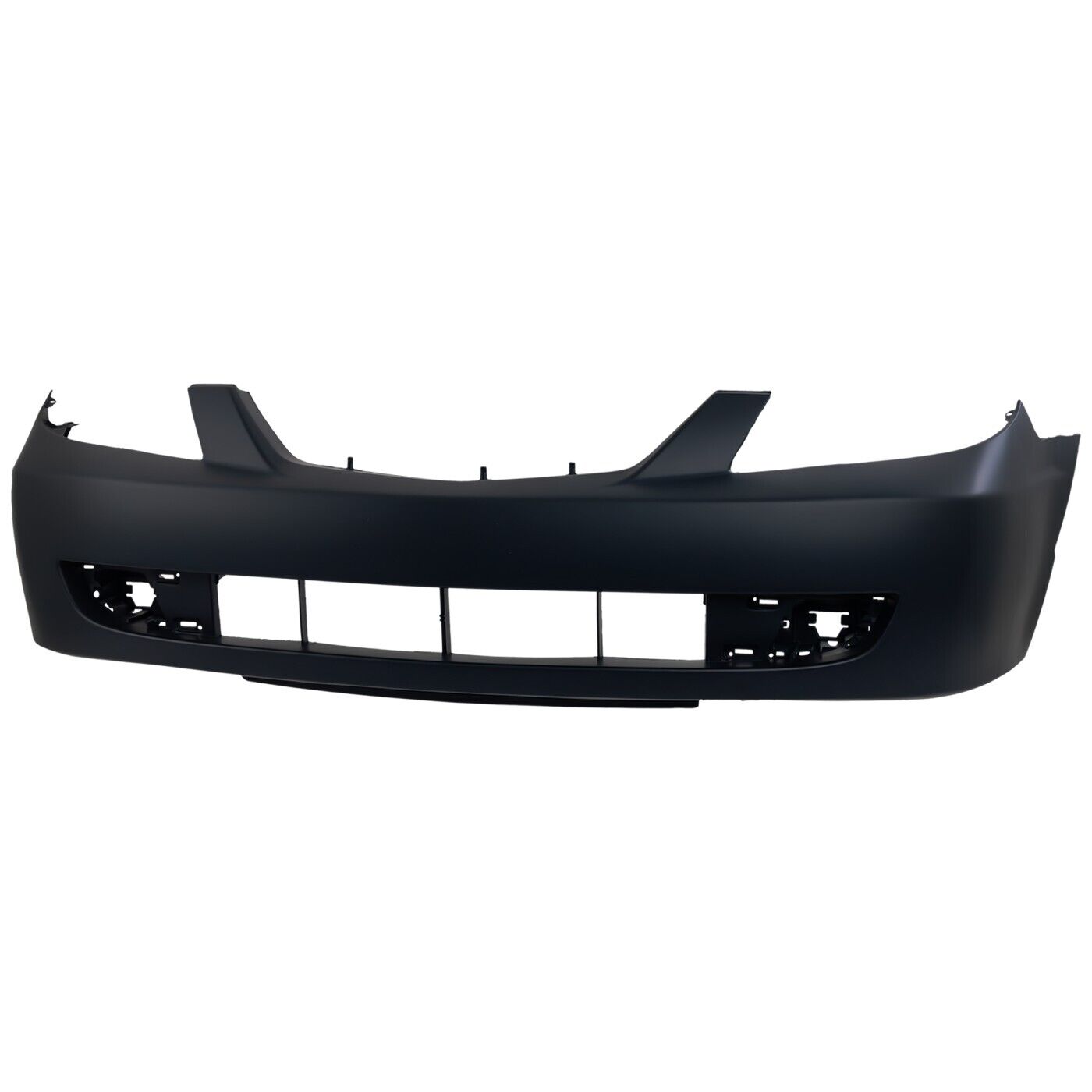 Front Bumper Cover Primed For 2001-2003 Mazda Protege w/ Fog Lamp Holes