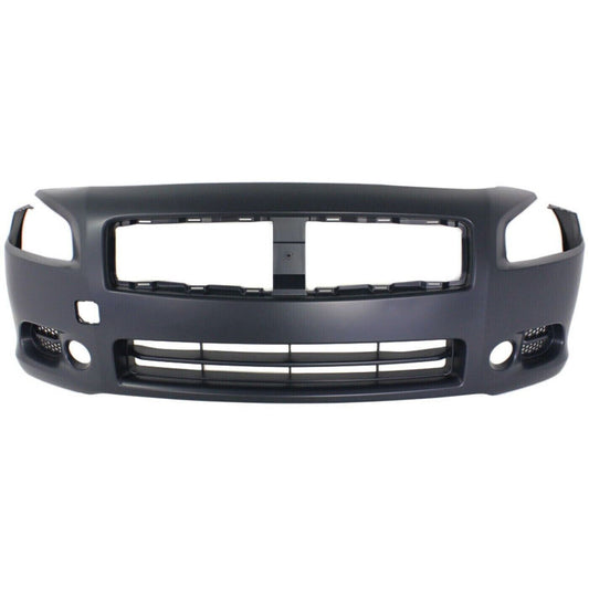 Front Bumper Cover Fascia Primed Replacement for 2009-2014 Nissan Maxima