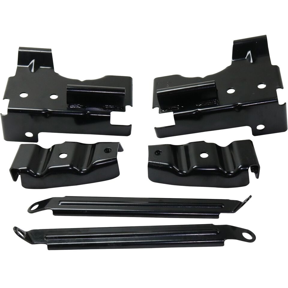 Bumper Bracket For 2003-2006 GMC Sierra 1500 Old Body Style Set of 6 Front